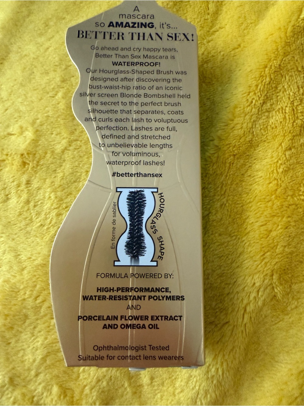 Too Faced Better Than Sex Mascara in Shimmery Gold Packaging - Picture 2 of 2